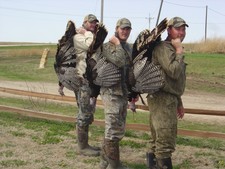 Past turkey hunters at Rader Lodge.