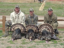 Past turkey hunters at Rader Lodge.