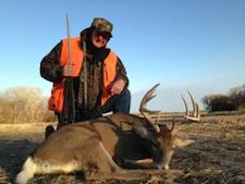 John Kapushion takes a nice buck this year.