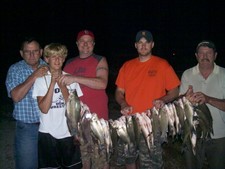 White Bass night fishing -- a great time.